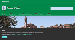 Desktop Screenshot of comune.tonco.at.it